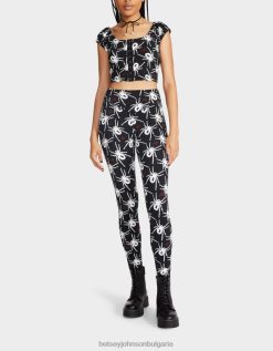 80 баш втора кожа клин Черно бялаBetsey Johnson Жени облекло B002P304