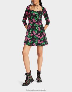 80th bash корсет реглан рокля розиBetsey Johnson Жени облекло B002P290