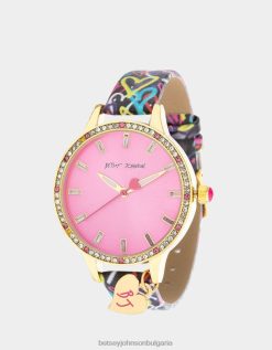 betsey time hearts abound watch мултиBetsey Johnson Жени бижута B002P351