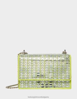 блясък на конвертируема чанта с капак цитронBetsey Johnson Жени аксесоари B002P239