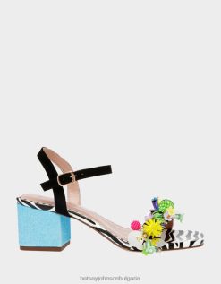 Джейлийн черно мултиBetsey Johnson Жени обувки B002P106