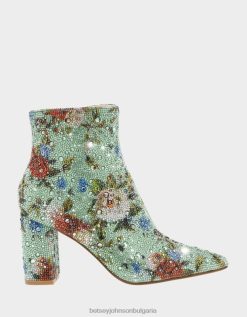 кадиф зелен мултиBetsey Johnson Жени обувки B002P91