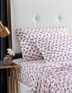 кралски комплект чаршафи с малки розови рози мултиBetsey Johnson унисекс аксесоари B002P405