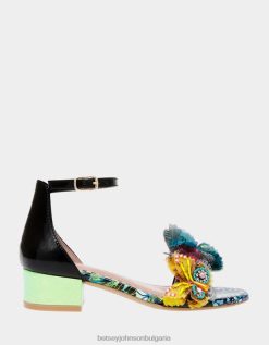 пипи черно мултиBetsey Johnson деца обувки B002P103