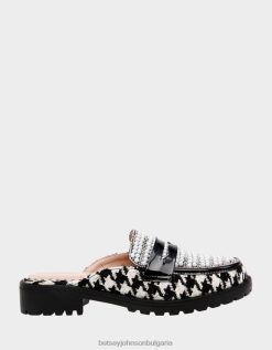 ронин Черно бялаBetsey Johnson Жени обувки B002P177