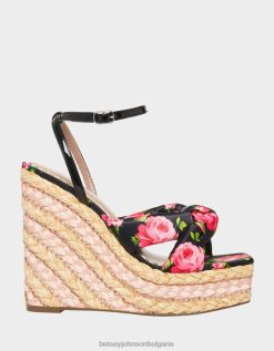 теменуга черно мултиBetsey Johnson Жени обувки B002P137