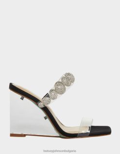 Троя черенBetsey Johnson Жени обувки B002P163