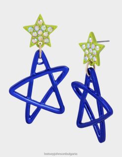 kidult kitsch малки звездни обеци синBetsey Johnson Жени бижута B002P348